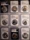 (10) 2011 & (4) 2012 Star Wars Ngc Pf70 & 69uc Niue $1 Silver Plated 14-coin Set