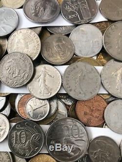 10 + 5 = 16+ pounds world foreign coin Mix bulk BU Monaco UNC AU Lot & Silver