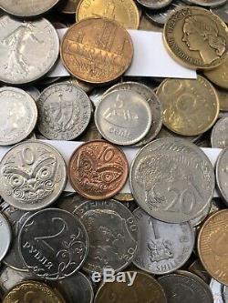 10 + 5 = 16+ pounds world foreign coin Mix bulk BU Monaco UNC AU Lot & Silver