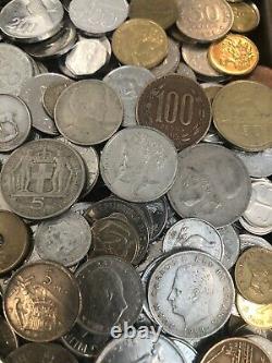 10 + 5 = 16+ pounds world foreign coin Mix bulk BU Monaco UNC AU Lot & Silver