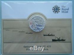 10 x 2014 UK £20 20 Pound Fine Silver Coin Outbreak of the First World War