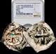 1150-1200 Switzerlnd 1p Basel Cross Type Pfennig Medieval Silver Coin Ngc Ms61