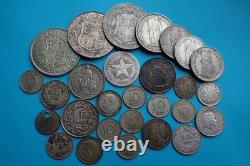 118 grams silver mixed grade coins, content 0.835 to 0.4, see images