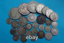 118 grams silver mixed grade coins, content 0.835 to 0.4, see images