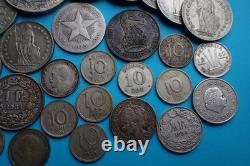 118 grams silver mixed grade coins, content 0.835 to 0.4, see images