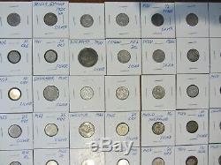 120 World Silver Coin Lot 1800s 1900s #719120W