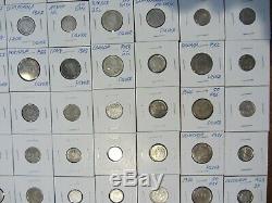 120 World Silver Coin Lot 1800s 1900s #719120W