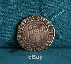 1296 1337 Sicily Messina Italian States Silver Pierreale World Coin Italy