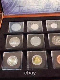 12 Ship Coins From All Over The World Complete Set with COA (Elizabeth II set)