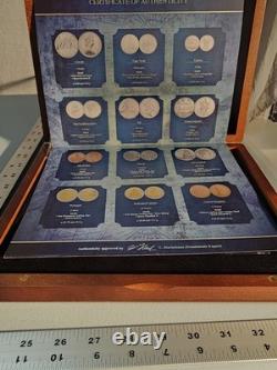 12 Ship Coins From All Over The World Complete Set with COA (Elizabeth II set)
