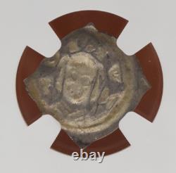 1300-1320 Switzerland Zurich Pfennig Fraumünster Abbey NGC MS61 Medieval Silver