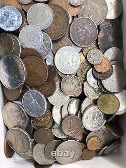 13+ Pound Bag Mixed Bulk Lot Foreign World Coins Non US 13+ LBS with Silver #1