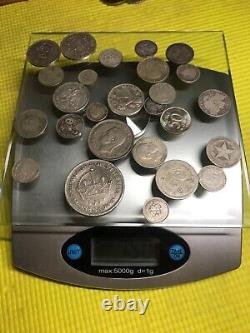 150 Grams of Mixed World Silver Combine Shipping