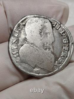 1558h Henry II Teston Larochelle Silver Coin #21