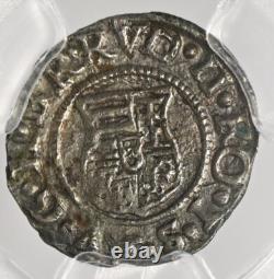 1586 Kb Hungary Denar Silver (eh#811) Pcgs Au55 #47588973 Better Date / Grade