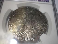 1596-1621 Atocha Era Bolivia 8 Reales Silver 8r Cob Colonial Coin