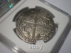 1596-1621 Atocha Era Bolivia 8 Reales Silver 8r Cob Colonial Coin