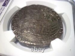 1596-1621 Atocha Era Bolivia 8 Reales Silver 8r Cob Colonial Coin