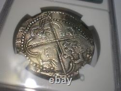 1596-1621 Atocha Era Bolivia 8 Reales Silver 8r Cob Colonial Coin