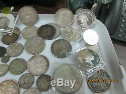 15 + Pounds Worldwide Coins 3 + Pounds Silver Coins Ancients 1700's Present