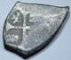 1600's Spanish Mexico Silver 1 Reales Genuine Colonial Pirate Treasure Cob Coin