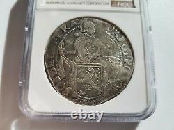 1614 Netherlands Silver New York Lion Dollar NGC AU 53 Daalder Dutch Utrecht