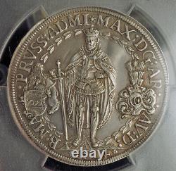 1614, Teutonic Order Knights, Maximilian III. Silver 2 Thaler Coin. PCGS XF+