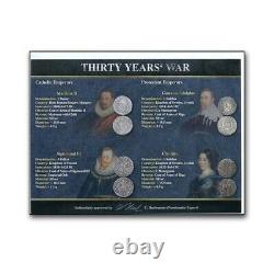 1618-1648 Europe Silver 4-Coin The Thirty Years War Collection SKU#188431