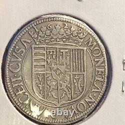 1629 france lorraine silver teston French States Charles IV Nice High Grade Exa