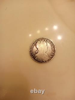 1654 KING LOUIS XIV ECU Silver Coin Uncertified