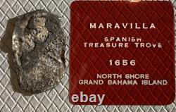 1656 Spainishmarvavilla Treasure Trove North 8 Reales Cob Money