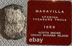 1656 Spainishmarvavilla Treasure Trove North 8 Reales Cob Money