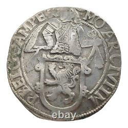 1690 Netherlands Kampen Silver Daalder Lion Thaler Large Crown Sized Coin 8J