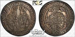 1694 Austrian States Salzburg 1/2 Thaler World Silver Coin PCGS AU 58