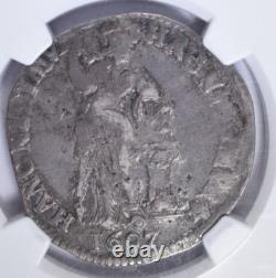 1697 Netherlands Overyssel Province 2 Gulden KM# 62 Original NGC Fine F12