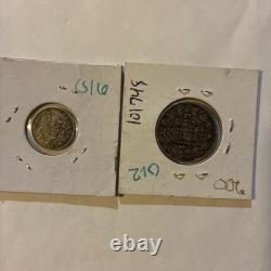 16 Foreign Silver Coin Lot-c1