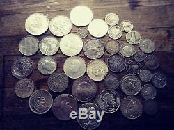 16 Ozt World silver coin lot