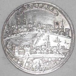 1700-1739 Silver Coin Switzerland Quarter Thaler Basel City View KM# 122 XF+