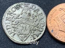 1705 1/24 Thaler Coin RARE CONDITION German States City of Hildesheim #J21