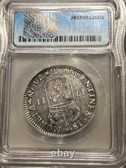 1711 BB France 1/2 Ecu ICG F12 KM#409.2