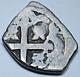 1714-1724 Clipped Mexico Silver 1 Reales Spanish Colonial 1700's Pirate Cob Coin