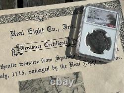 1715 Fleet 1714 DATED 4 Reale Mexico Cob with Rare Real Eight Company Cert! NGC