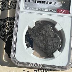 1715 Fleet 1714 DATED 4 Reale Mexico Cob with Rare Real Eight Company Cert! NGC