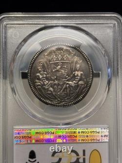 1723 Jeton Consulate Award Ag Bureau Of Health Pcgs Au50 Rainbow Toning Nice