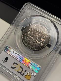 1723 Jeton Consulate Award Ag Bureau Of Health Pcgs Au50 Rainbow Toning Nice