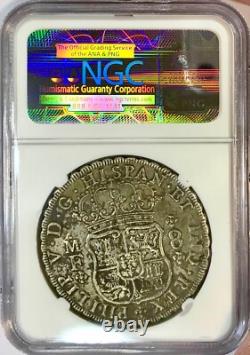 1735 MO Mexico Old Silver Shipwreck Treasure 8 Real Coin Rooswijk NGC Genuine