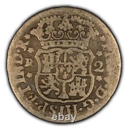 1744/3 Mo M Mexico 2 Reales. 1996 oz ASW Pillars KM 85 SKU-F3375