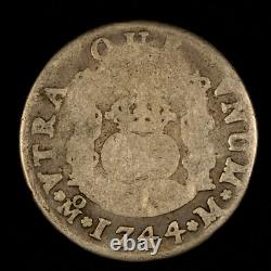 1744/3 Mo M Mexico 2 Reales. 1996 oz ASW Pillars KM 85 SKU-F3375