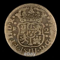 1744/3 Mo M Mexico 2 Reales. 1996 oz ASW Pillars KM 85 SKU-F3375