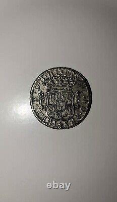 1745 Mexico Pillar Dollar 8 Reales Silver Coin 8R